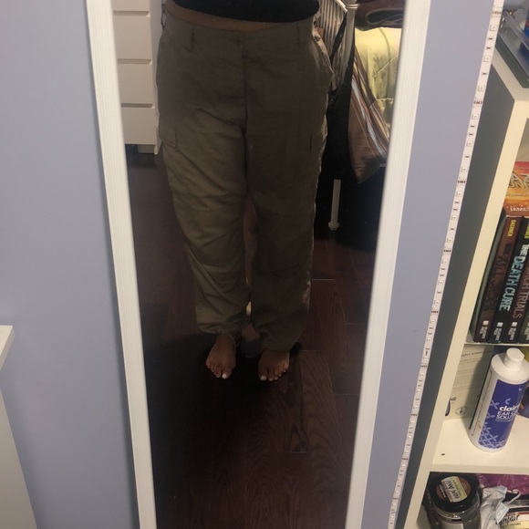 Beige cargo pants oversized - Picture 5 of 8